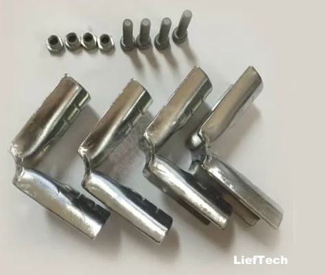 struttura semplice Collegatori di tubi cromati Fittings di tubi in acciaio per tubi da 28 mm