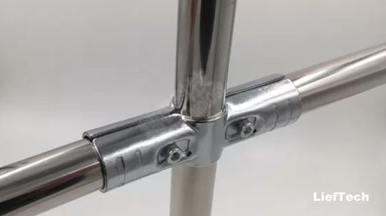 Struttura modulare Fittings per tubi di cromo per scaffalature