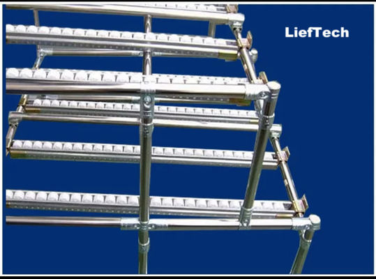 Connettore di tubi e accessori cromati verticali a forma di T