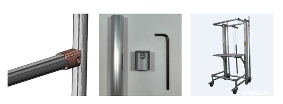 Diametro 43 mm Tubo in lega di alluminio di dimensioni standard per il sistema Karakuri