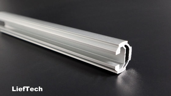 OEM 19mm di diametro anodizzato tubi di alluminio con scanalatura