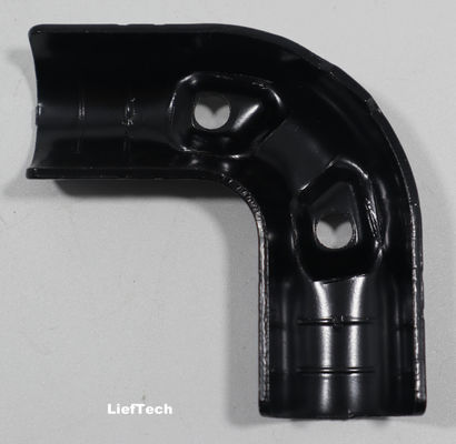 stampaggio di 90 gradi metallo tubo comune con due coppie di bulloni M6 * 25