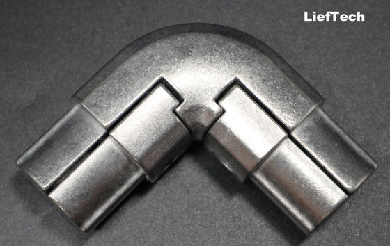 Collegatori per tubi in argento in alluminio Collegatore interno per angoli in alluminio