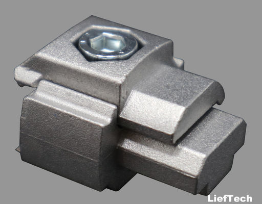 6063 T5 lega di alluminio Metal Pipe T Joint Materiale riciclabile