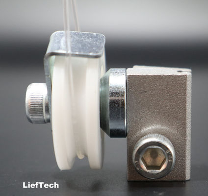 Plastico pesante U rotelle a scanalatura semplice installazione facile assemblaggio