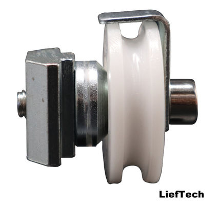 Fusione a fuso in alluminio U scanalatura ruote del tubo T slot profilo con slider