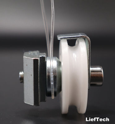 Fusione a fuso in alluminio U scanalatura ruote del tubo T slot profilo con slider