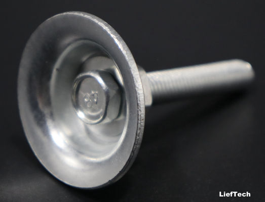 Accessori per tubi di acciaio Regolare scaffalature parte di supporto inferiore 0,09 kg/pcs