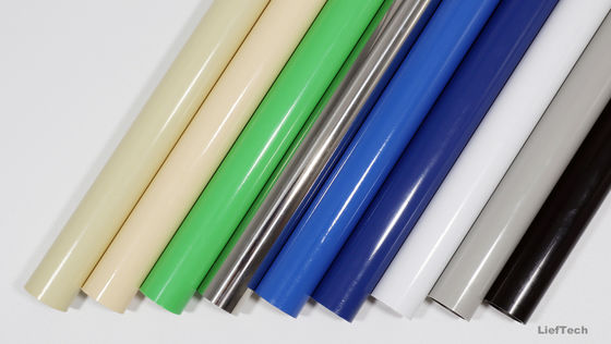 Tubo in acciaio rivestito in PE di plastica spessore 1,5 mm Trattamento antiruggine