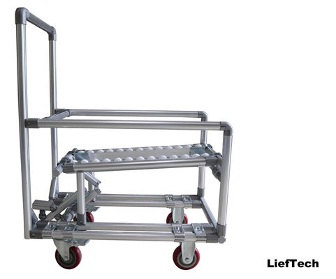 Capacità stabile di scarico del carrello di scarico del banco di lavoro dei tubi Legatura di alluminio