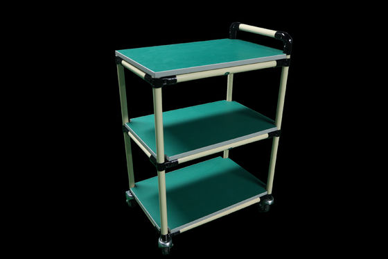 Carico utile 60 kg Panca di lavoro dei tubi Pannello d'argento Tavolo del carrello Alto tasso di utilizzo